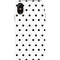 White and Black Polka Dots iPhone X Pro Case