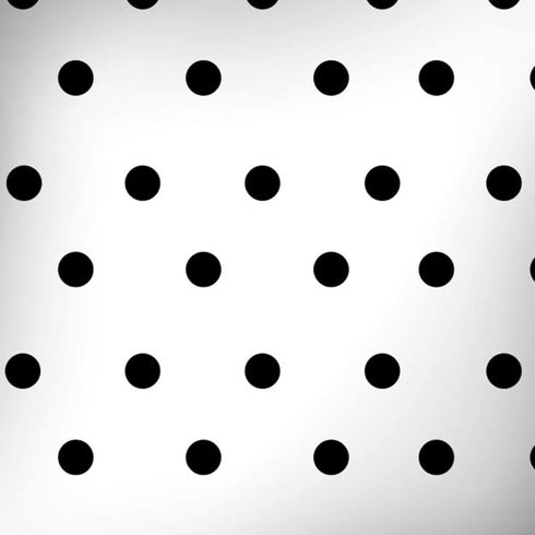 White and Black Polka Dots iPhone X Skin