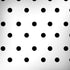 White and Black Polka Dots iPhone X Skin