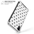 White and Black Polka Dots iPhone XR Clear Case