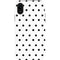 White and Black Polka Dots iPhone XR Pro Case
