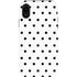 White and Black Polka Dots iPhone XR Pro Case