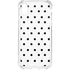 White and Black Polka Dots iPhone XS Clear Case