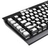 White and Black Polka Dots K95 RGB PLATINUM Mechanical Gaming Keyboard Skin