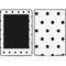 White and Black Polka Dots Amazon Kindle Skin