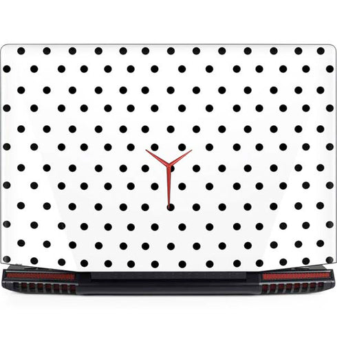 White and Black Polka Dots Legion Y720 Skin