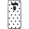 White and Black Polka Dots LG K51/Q51 Clear Case