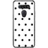 White and Black Polka Dots LG K51/Q51 Clear Case