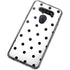 White and Black Polka Dots LG K51/Q51 Clear Case