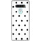 White and Black Polka Dots LG Stylo 6 Clear Case