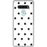 White and Black Polka Dots LG Stylo 6 Clear Case