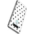 White and Black Polka Dots LG Stylo 6 Clear Case