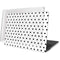 White and Black Polka Dots MacBook Pro 13in (2020) Case plus Skin