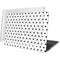 White and Black Polka Dots MacBook Pro 15in (2016-19) Case plus Skin