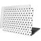 White and Black Polka Dots MacBook Pro 16in (2019-20) Case plus Skin