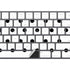 White and Black Polka Dots Magic Keyboard with Numeric Keypad Skin