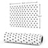 White and Black Polka Dots Gaming Mouse Pad