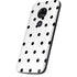 White and Black Polka Dots Moto E5 Play Skin