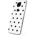 White and Black Polka Dots Moto E5 Plus Skin