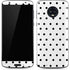 White and Black Polka Dots Moto G6 Skin