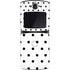 White and Black Polka Dots Motorola RAZR Skin