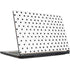 White and Black Polka Dots MSI GS65 Stealth Laptop Skin
