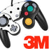 White and Black Polka Dots Nintendo GameCube Controller Skin