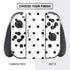 White and Black Polka Dots Nintendo Switch Bundle Skin