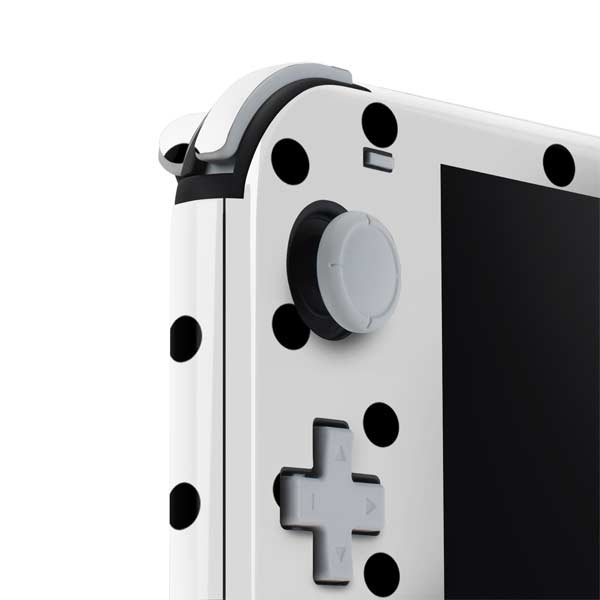 White and Black Polka Dots Nintendo Switch Skin – Skinit