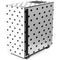 White and Black Polka Dots NZXT H510 Compact ATX Mid-Tower Case Skin