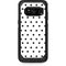 White and Black Polka Dots Otterbox Commuter Galaxy Skin