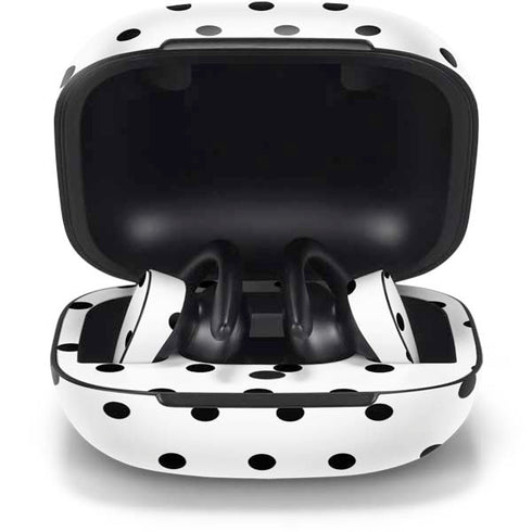 White and Black Polka Dots PowerBeats Pro Skin