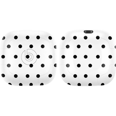 White and Black Polka Dots PowerBeats Pro Skin