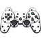 White and Black Polka Dots PS3 Dual Shock wireless controller Skin
