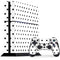 White and Black Polka Dots PS4 Console and Controller Bundle Skin