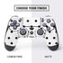 White and Black Polka Dots PS4 Controller Skin