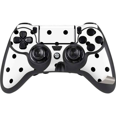 White and Black Polka Dots PS4/PC SCUF Impact Controller Skin