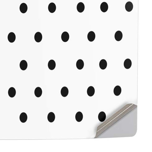 White and Black Polka Dots PS5 Console Skin
