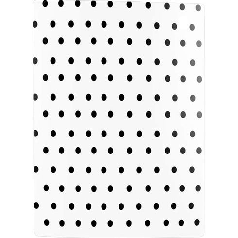 White and Black Polka Dots PS5 Digital Edition Bundle Skin