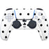 White and Black Polka Dots PS5 Controller Skin