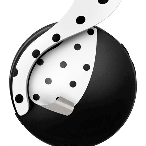 White and Black Polka Dots PULSE 3D Wireless Headset for PS5 Skin