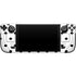 White and Black Polka Dots Steam Deck Handheld Gaming Computer Skin