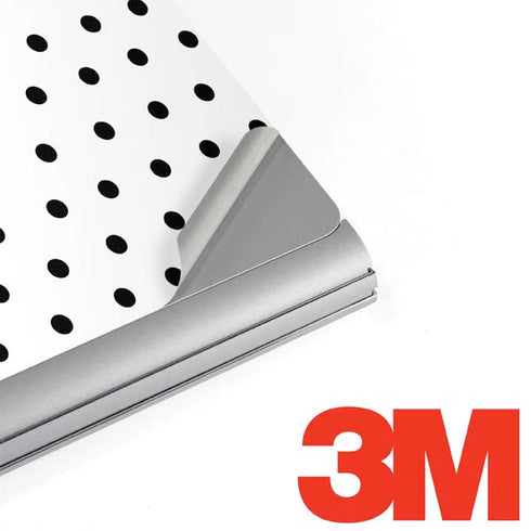 White and Black Polka Dots Surface Book 2 13.5in Skin