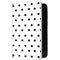 White and Black Polka Dots Surface Duo Skin
