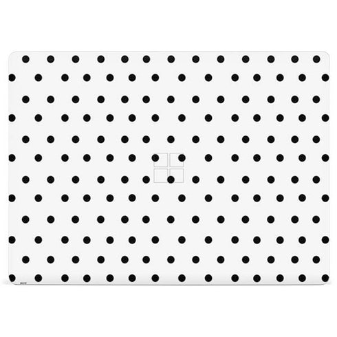 White and Black Polka Dots Surface Laptop 2 Skin