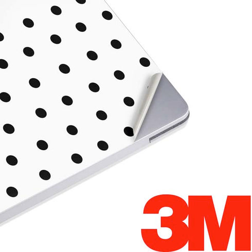 White and Black Polka Dots Surface Laptop 3 13.5in Skin