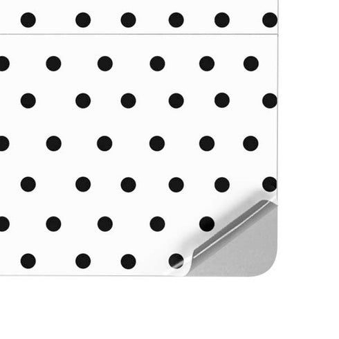 White and Black Polka Dots Surface Laptop Studio Skin