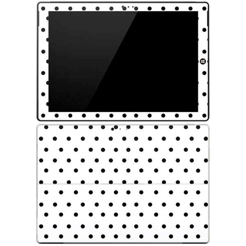White and Black Polka Dots Surface Pro 3 Skin
