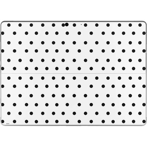 White and Black Polka Dots Surface Pro 9 Skin