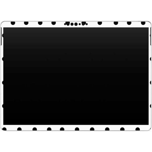 White and Black Polka Dots Surface Pro 9 Skin